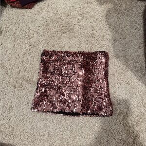 Victoria's Secret Sequin Bandeau - Pink